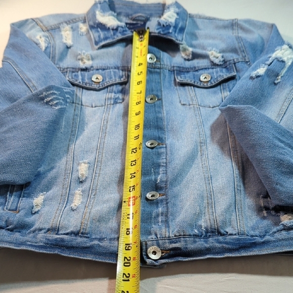 Cavalini Light Blue Denim Jacket - Picture 6 of 14